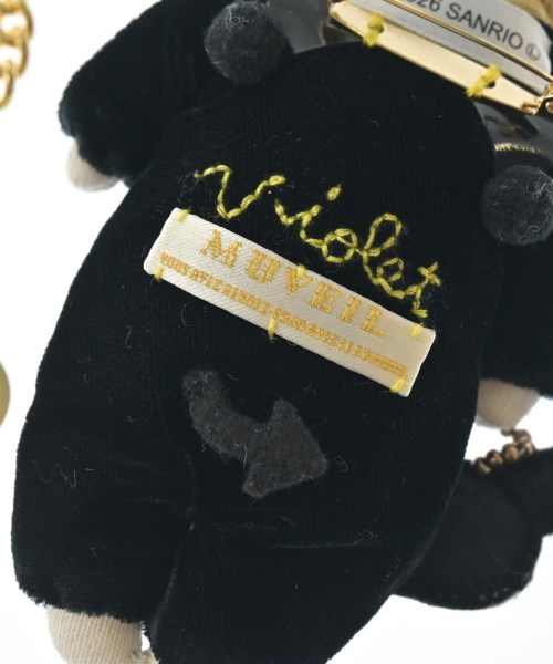 MUVEIL（ミュベール）キーケース・キーホルダー 黒 サイズ:- レディース/2200691286044