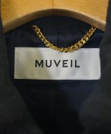 MUVEIL（ミュベール）ステンカラーコート 紺 サイズ:36(S位) レディース/2200688033019