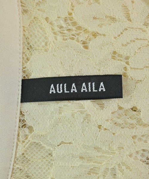 AULA AILA（アウラアイラ）カジュアルシャツ 黄 サイズ:0(XS位) レディース/2200638591118