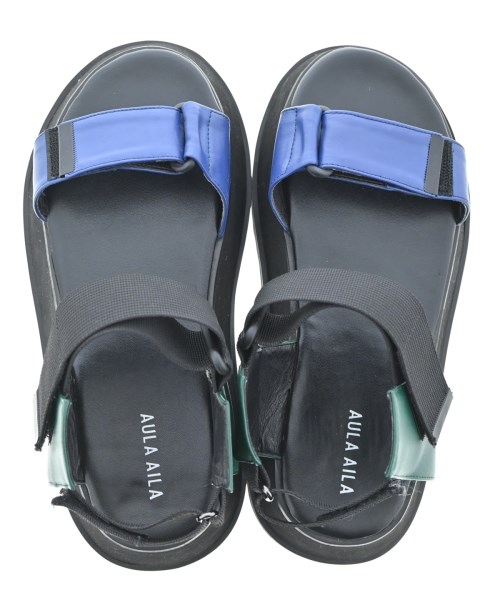 AULA AILA（アウラアイラ）サンダル 黒 サイズ:-(23.5cm位) レディース/2200633957070