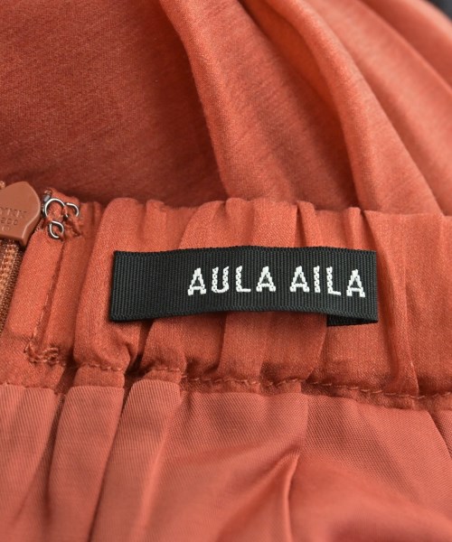 AULA AILA（アウラアイラ）ロング・マキシ丈スカート オレンジ サイズ:0(XS位) レディース/2200588578061