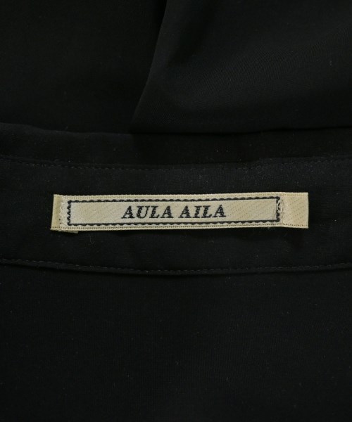 AULA AILA（アウラアイラ）カジュアルシャツ 黒 サイズ:0(XS位) レディース/2200680136053