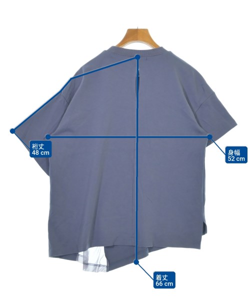 AULA AILA（アウラアイラ）Tシャツ・カットソー 青 サイズ:0(XS位) レディース/2200713152128