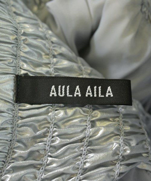 AULA AILA（アウラアイラ）ロング・マキシ丈スカート シルバー サイズ:1(S位) レディース/2200631873129