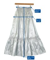 AULA AILA（アウラアイラ）ロング・マキシ丈スカート シルバー サイズ:1(S位) レディース/2200631873129