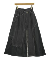 AULA AILA（アウラアイラ）ロング・マキシ丈スカート 黒 サイズ:0(XS位) レディース/2200653106014