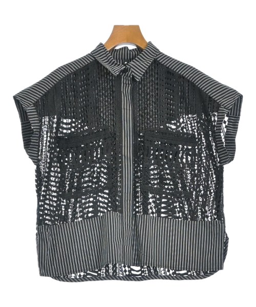 AULA AILA(アウラアイラ)カジュアルシャツ 黒 サイズ:0(XS位)/2200666852052