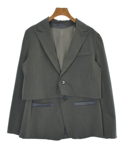 AULA AILA(アウラアイラ)カジュアルジャケット グレー サイズ:0(XS位)/2200671207090