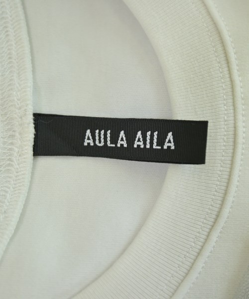 AULA AILA（アウラアイラ）Tシャツ・カットソー 白 サイズ:0(XS位) レディース/2200721894058