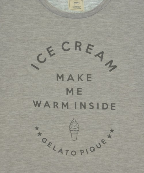 gelato pique（ジェラートピケ）Tシャツ・カットソー グレー サイズ:F レディース/2200628137128