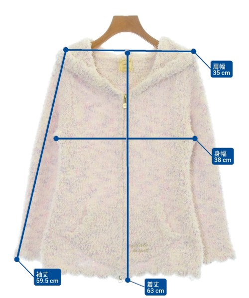 gelato pique（ジェラートピケ）パーカー ピンク サイズ:F レディース/2200643408036