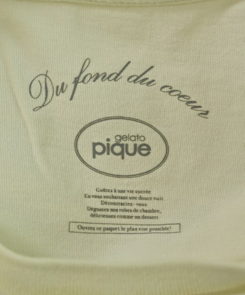 gelato pique（ジェラートピケ）Tシャツ・カットソー 黄 サイズ:F レディース/2200579616062