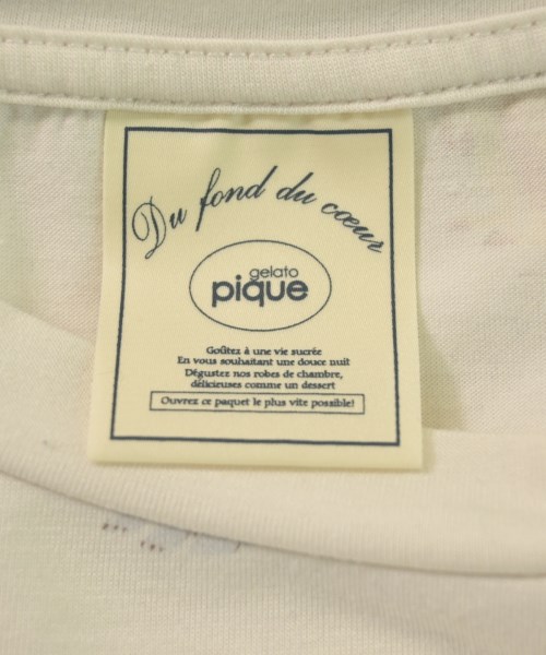 gelato pique（ジェラートピケ）Tシャツ・カットソー 白 サイズ:F レディース/2200633251031