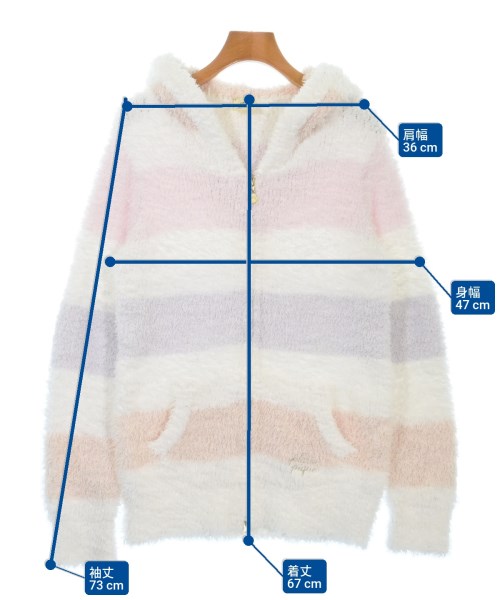 gelato pique（ジェラートピケ）パーカー 白 サイズ:F レディース/2200611163066