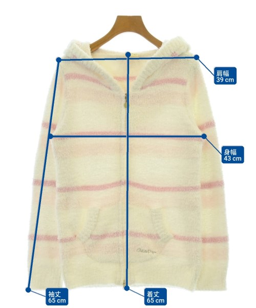 gelato pique（ジェラートピケ）パーカー 白 サイズ:F レディース/2200611163073