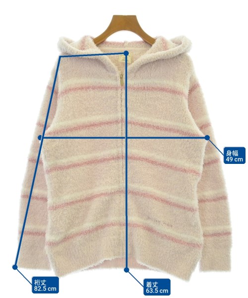 gelato pique（ジェラートピケ）パーカー ピンク サイズ:ONE レディース/2200611342034