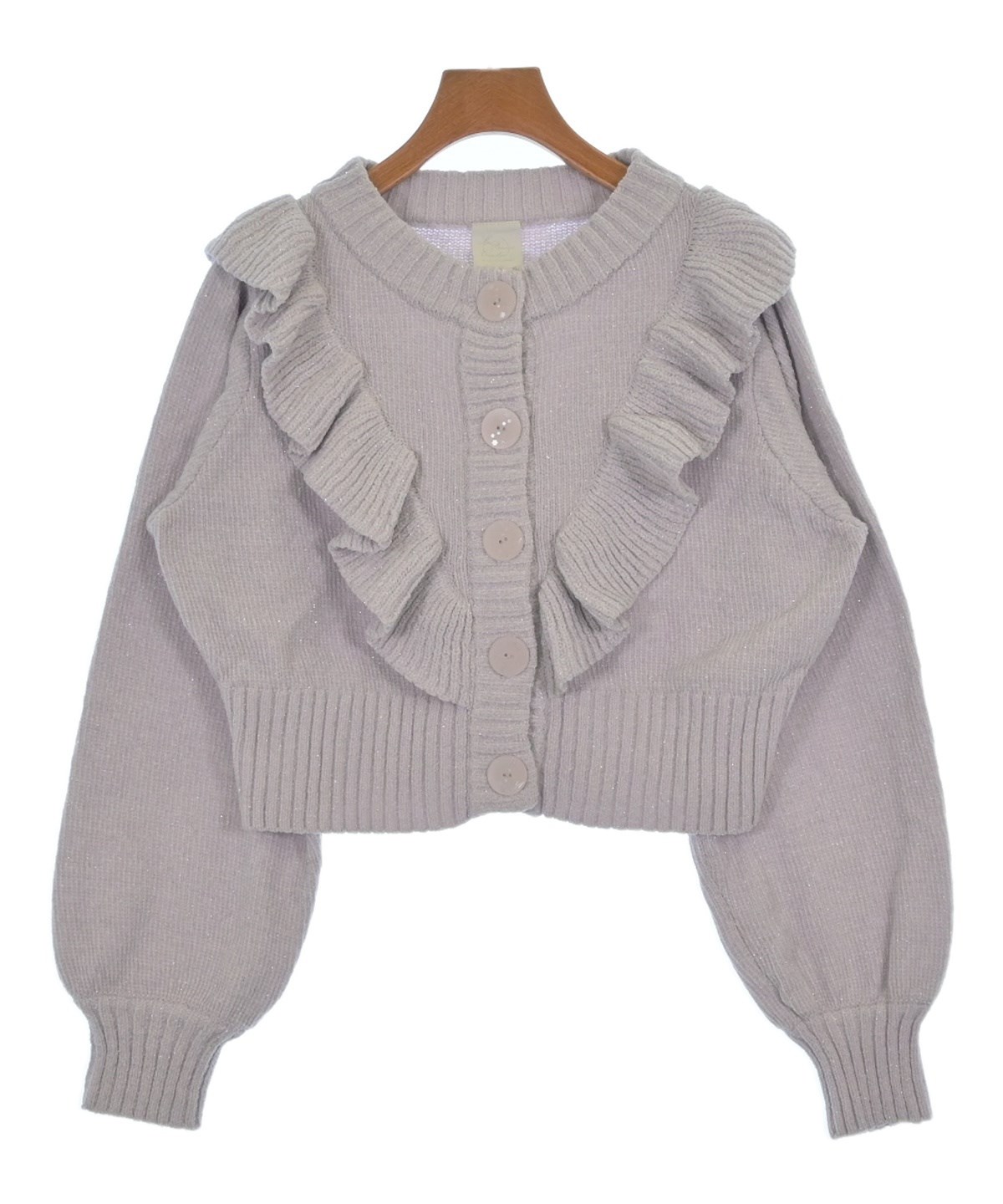 gelato pique（ジェラートピケ）カーディガン 紫 サイズ:ONE