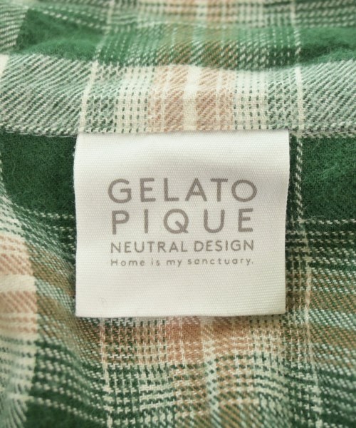 gelato pique（ジェラートピケ）カジュアルシャツ 緑 サイズ:M-L レディース/2200619954017