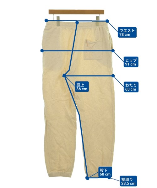 gelato pique（ジェラートピケ）スウェットパンツ 白 サイズ:L レディース/2200619954055