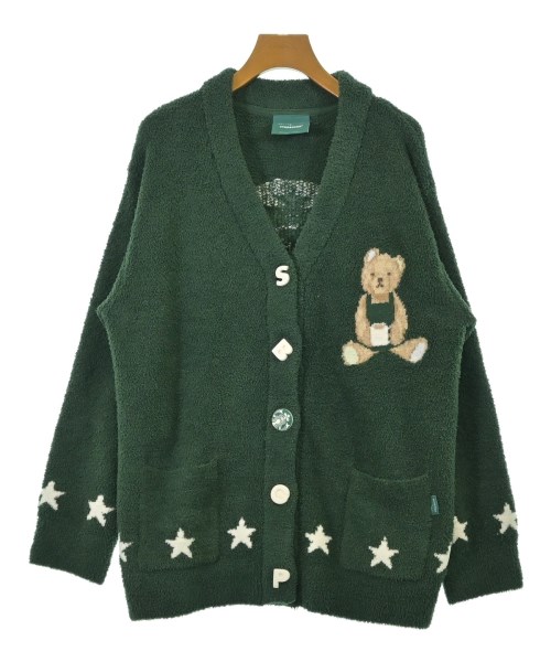 gelato pique(ジェラートピケ)カーディガン 緑 サイズ:F/2200673185082