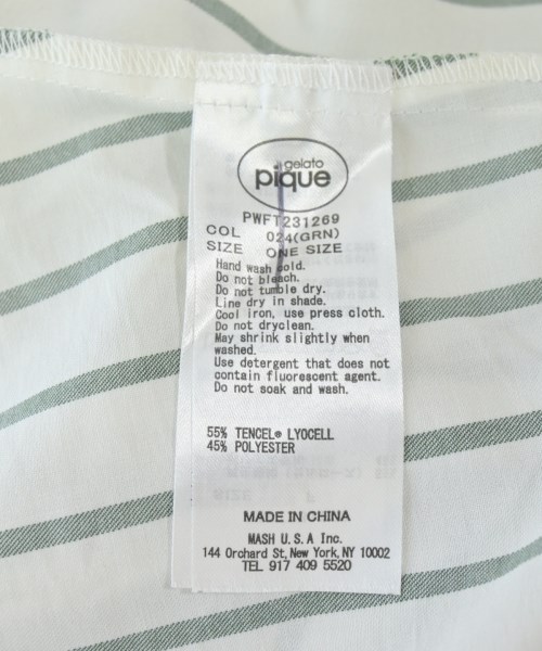gelato pique（ジェラートピケ）カジュアルシャツ 白 サイズ:F レディース/2200673881038