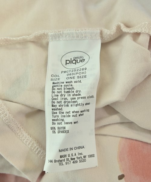 gelato pique（ジェラートピケ）Tシャツ・カットソー ピンク サイズ:F レディース/2200673969200