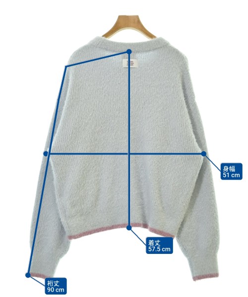 gelato pique（ジェラートピケ）ニット・セーター 青 サイズ:ONE レディース/2200675801102