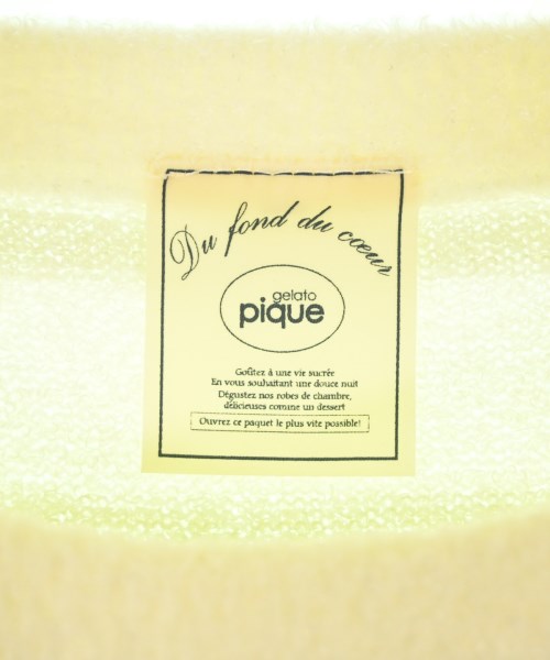 gelato pique（ジェラートピケ）ニット・セーター 白 サイズ:F レディース/2200674960053
