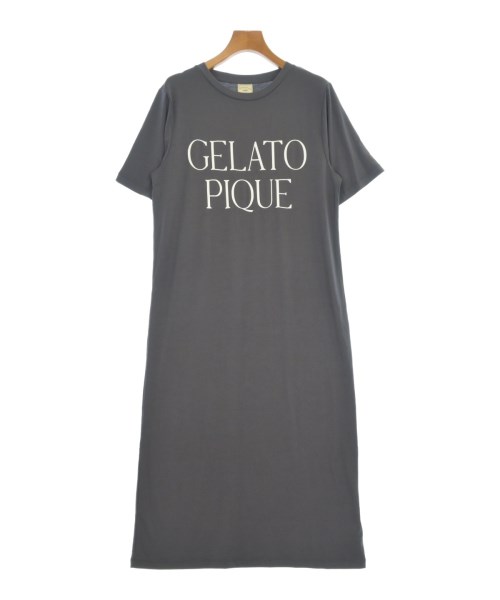gelato pique(ジェラートピケ)ワンピース グレー サイズ:F/2200693334057