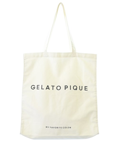gelato pique(ジェラートピケ)トートバッグ 白 サイズ:-/2200698892071