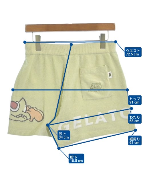 gelato pique（ジェラートピケ）ショートパンツ 緑 サイズ:F レディース/2200700814176