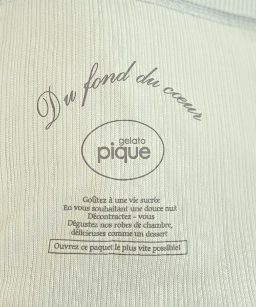 gelato pique（ジェラートピケ）小物類（その他） 白 サイズ:F レディース/2200654027271
