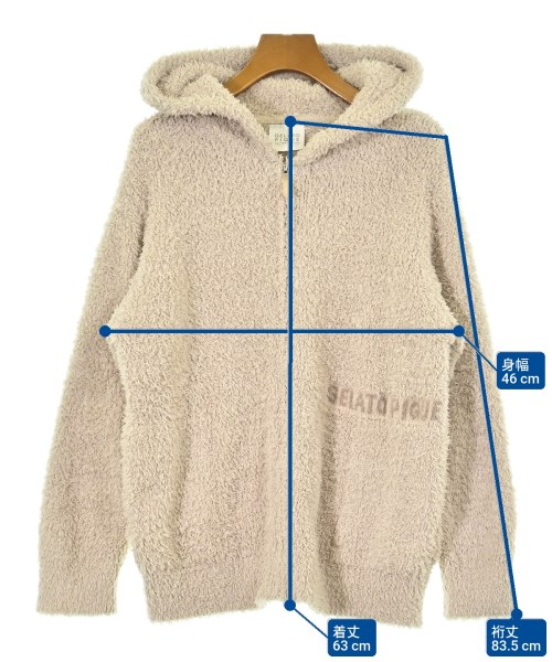 gelato pique（ジェラートピケ）パーカー ベージュ サイズ:S-M レディース/2200659221056