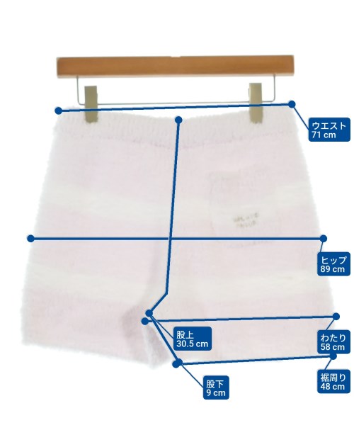 gelato pique（ジェラートピケ）ショートパンツ ピンク サイズ:F レディース/2200660099064