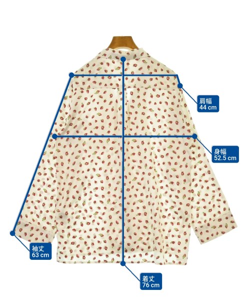 gelato pique（ジェラートピケ）ブラウス 白 サイズ:F レディース/2200660129044