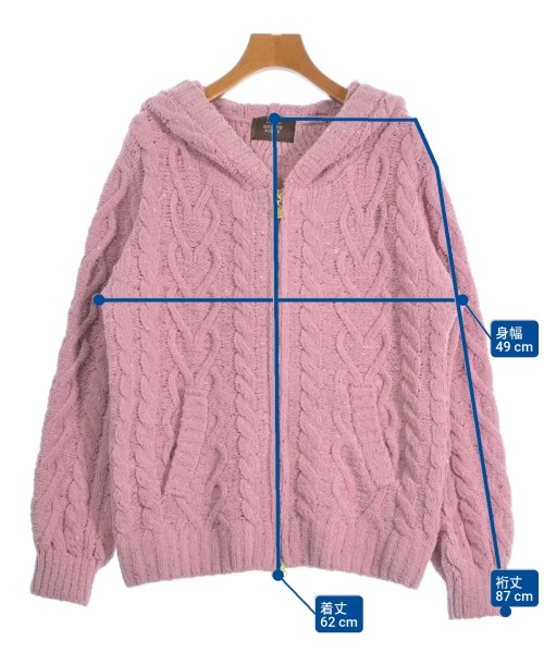 gelato pique（ジェラートピケ）カーディガン ピンク サイズ:ONE レディース/2200656342037