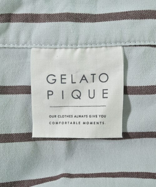 gelato pique（ジェラートピケ）カジュアルシャツ 青 サイズ:F レディース/2200716123057