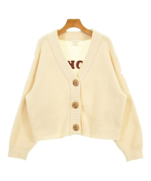 gelato pique(ジェラートピケ)カーディガン 白 サイズ:F/2200640193010