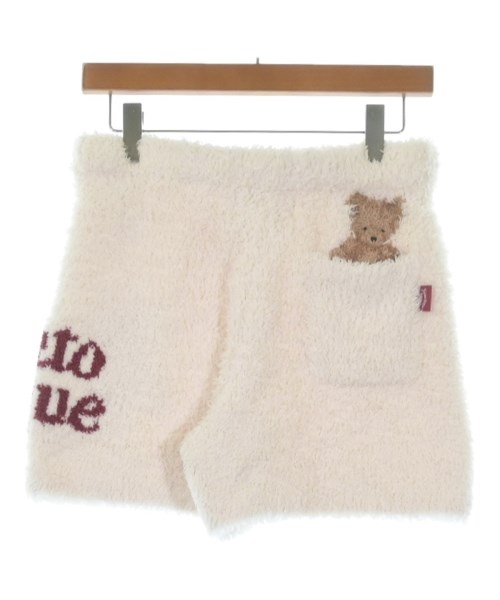 gelato pique（ジェラートピケ）ショートパンツ 白 サイズ:F レディース/2200640426064