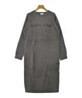 gelato pique（ジェラートピケ）ワンピース グレー サイズ:ONE レディース/2200640893057