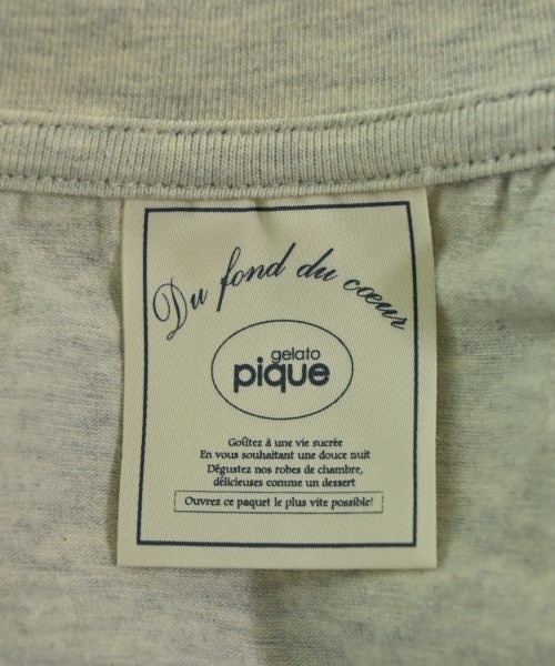 gelato pique（ジェラートピケ）Tシャツ・カットソー グレー サイズ:F レディース/2200640893125