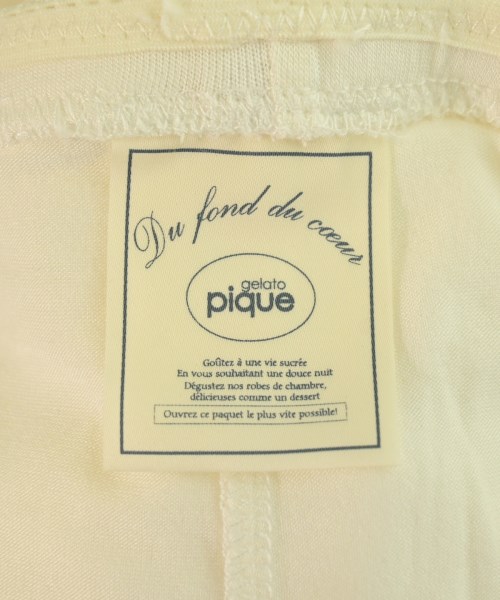 gelato pique（ジェラートピケ）小物類（その他） 白 サイズ:F レディース/2200640893187