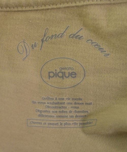 gelato pique（ジェラートピケ）Tシャツ・カットソー ベージュ サイズ:F レディース/2200640893408