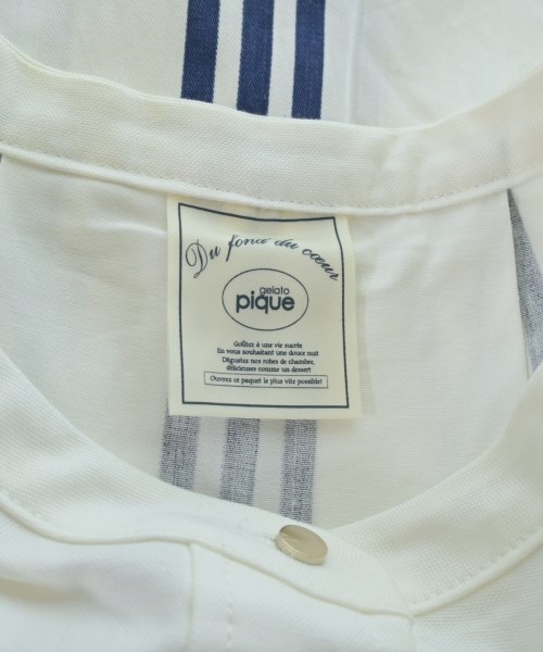 gelato pique（ジェラートピケ）カジュアルシャツ 白 サイズ:F レディース/2200640893545