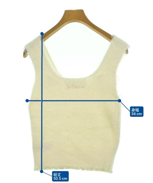 gelato pique（ジェラートピケ）ベスト/ノースリーブ 白 サイズ:F レディース/2200640893620