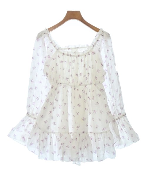 gelato pique(ジェラートピケ)ブラウス 白 サイズ:F/2200651892131