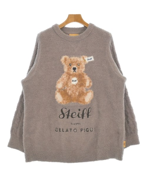 gelato pique(ジェラートピケ)ニット・セーター 茶 サイズ:F/2200652495027