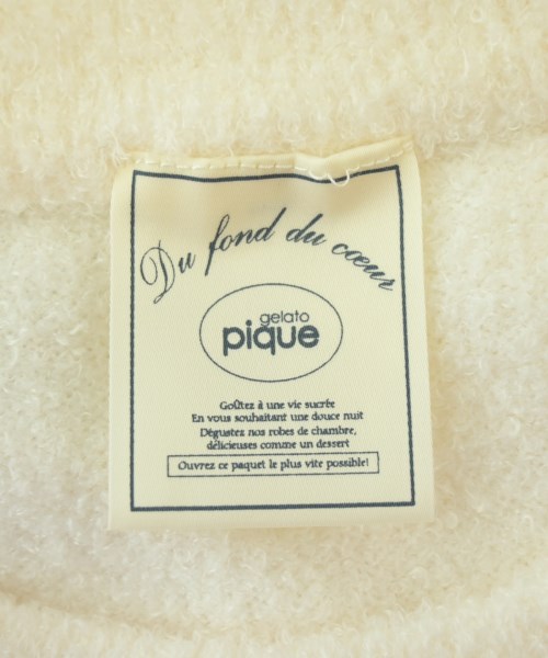 gelato pique（ジェラートピケ）Tシャツ・カットソー 白 サイズ:ONE レディース/2200702587061
