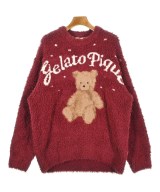 gelato pique（ジェラートピケ）ニット・セーター 赤 サイズ:one レディース/2200702824067