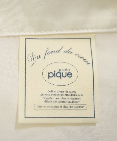 gelato pique（ジェラートピケ）カジュアルシャツ 白 サイズ:F レディース/2200662998013